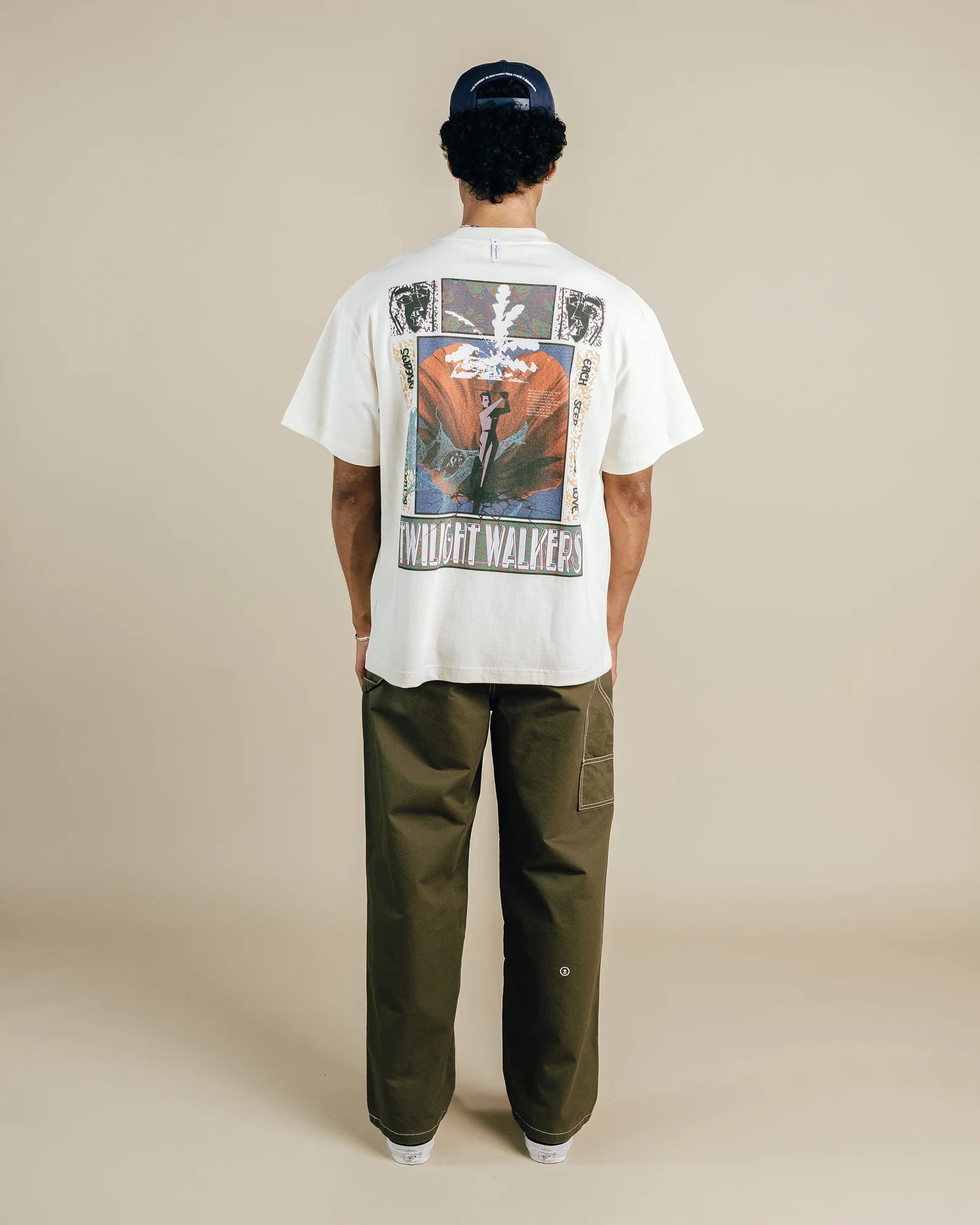 Students Golf Twilight S/S T-Shirt Beige