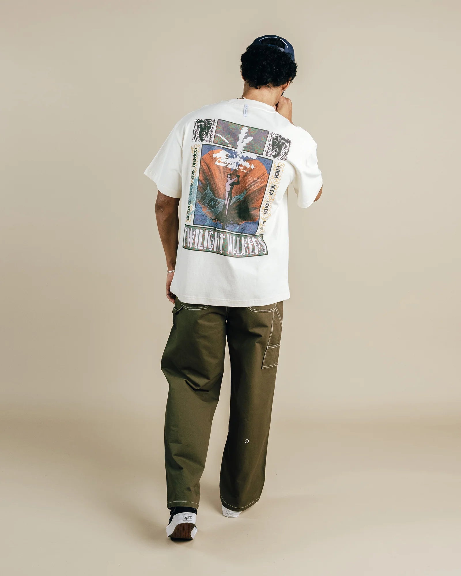 Students Golf Twilight S/S T-Shirt Beige