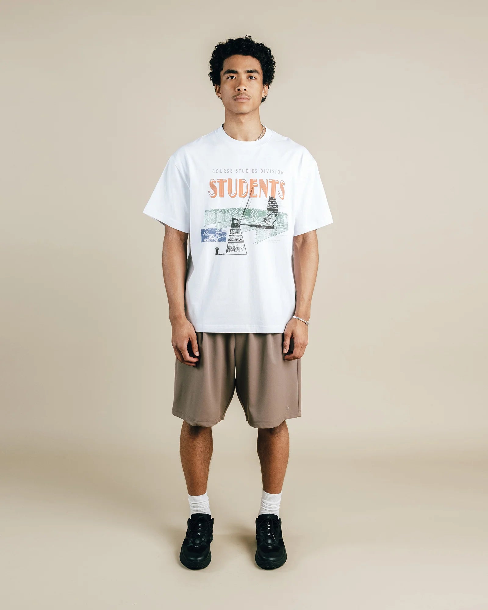 Students Golf Twilight S/S T-Shirt White