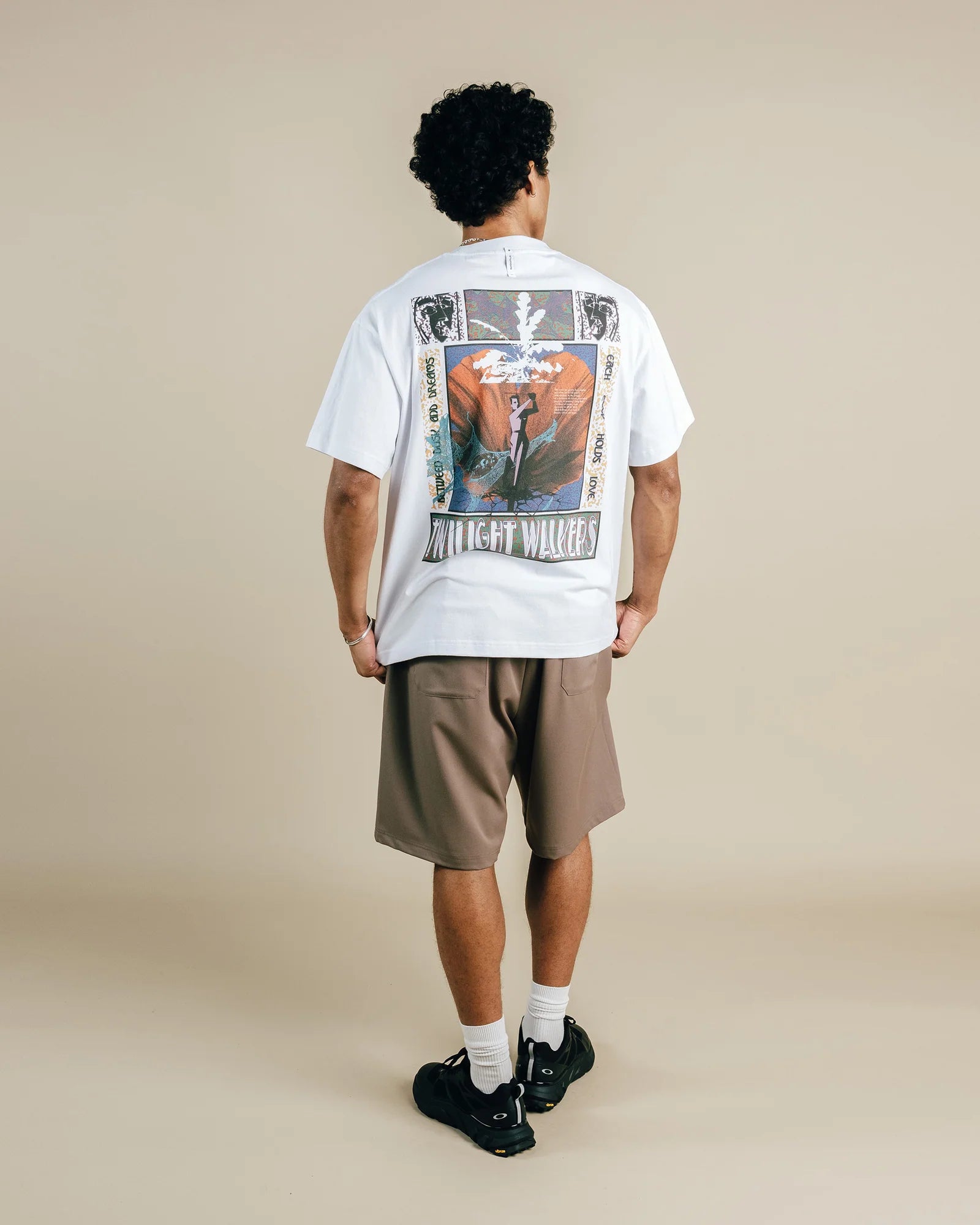 Students Golf Twilight S/S T-Shirt White