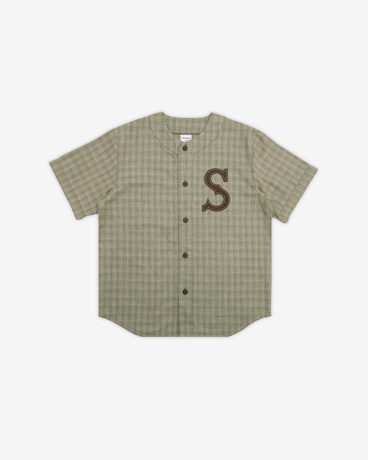 Students Golf Folsom S/S Baseball Shirt Sand