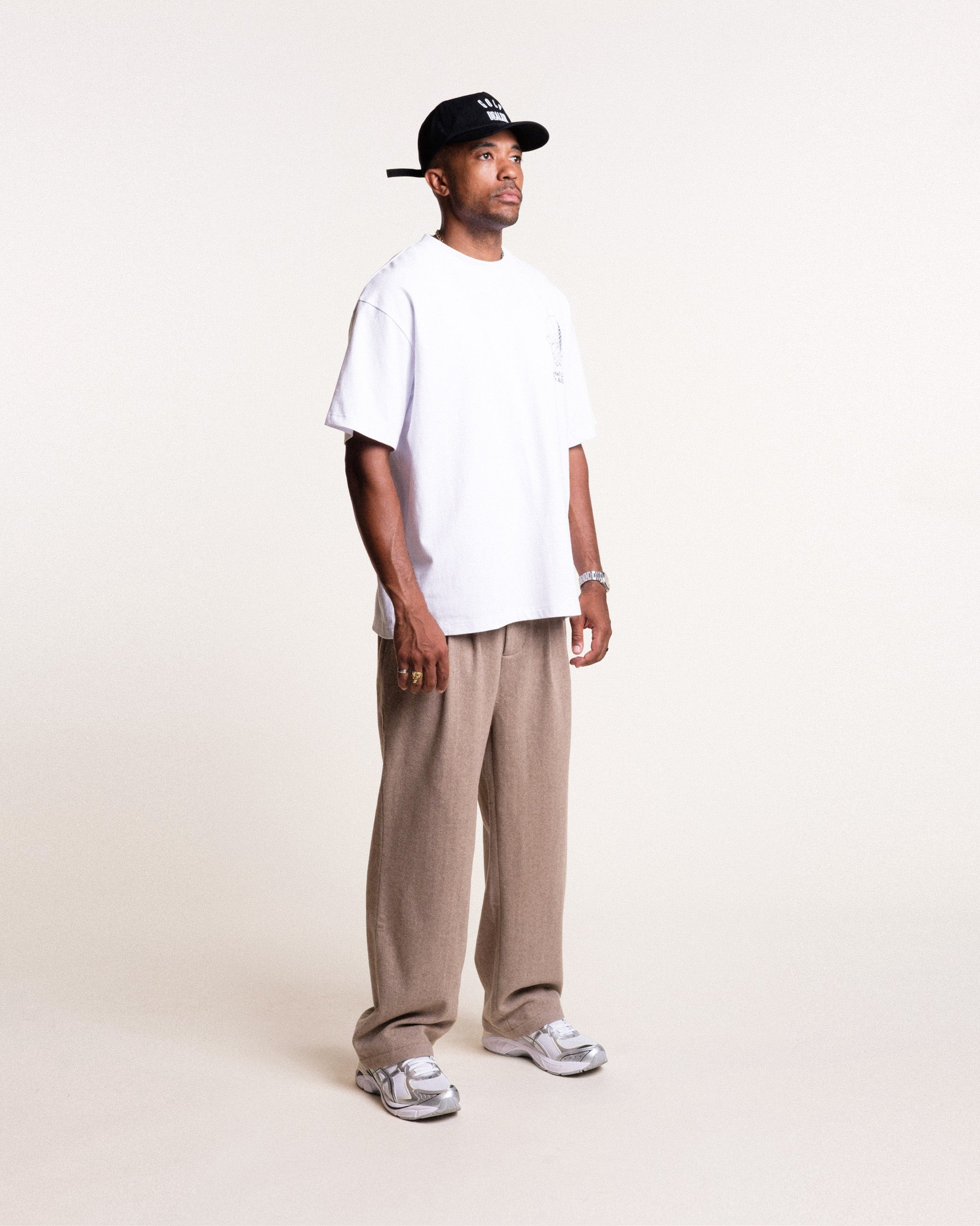 Students Golf National Golf Disorders white golf tee on model, side view