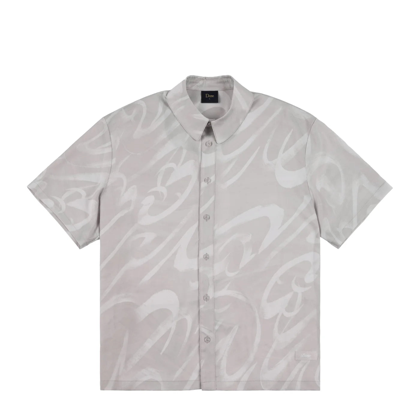 Dime MTL Chilling Satin Shirt – Cream