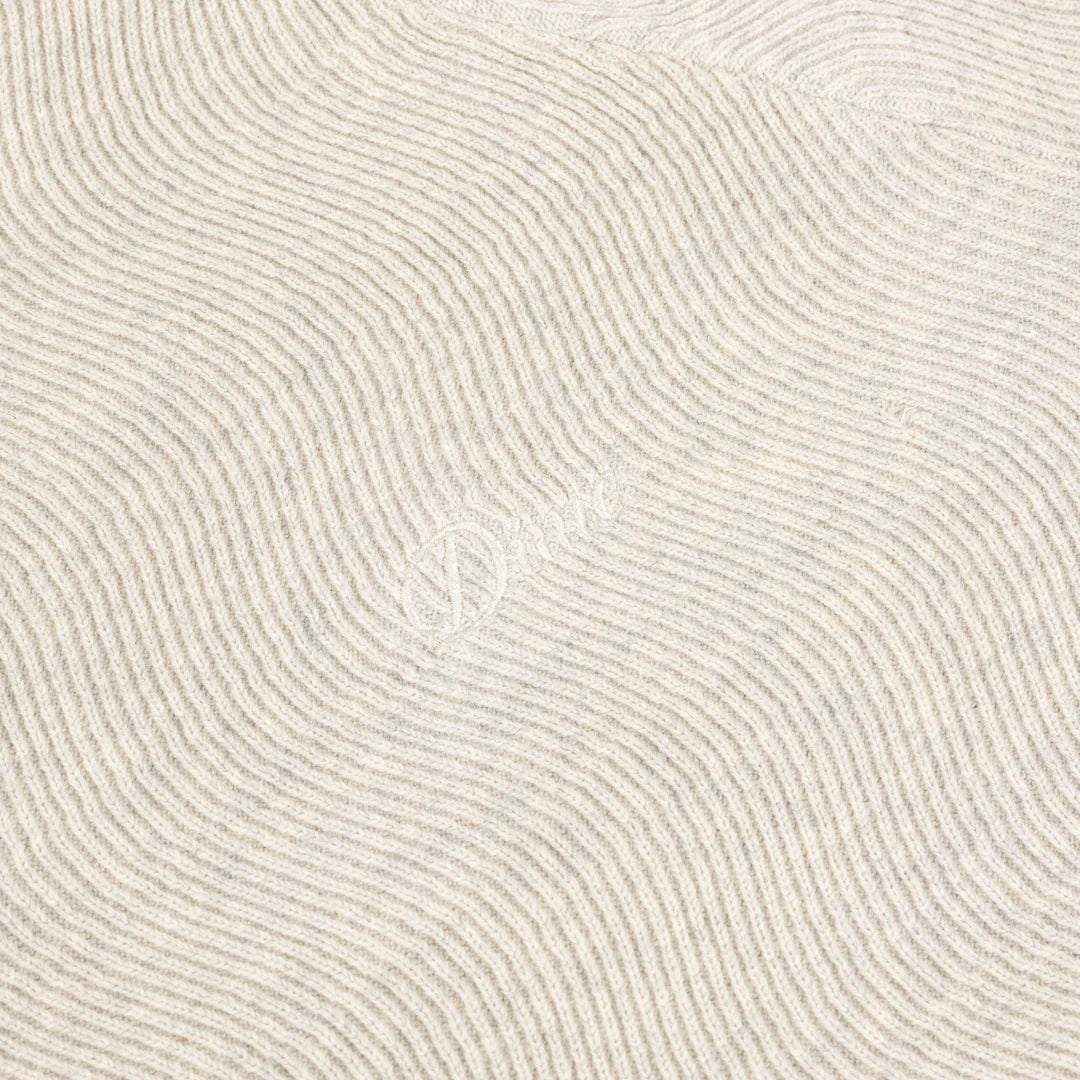 Dime MTL Cable Knit Polo Oatmeal