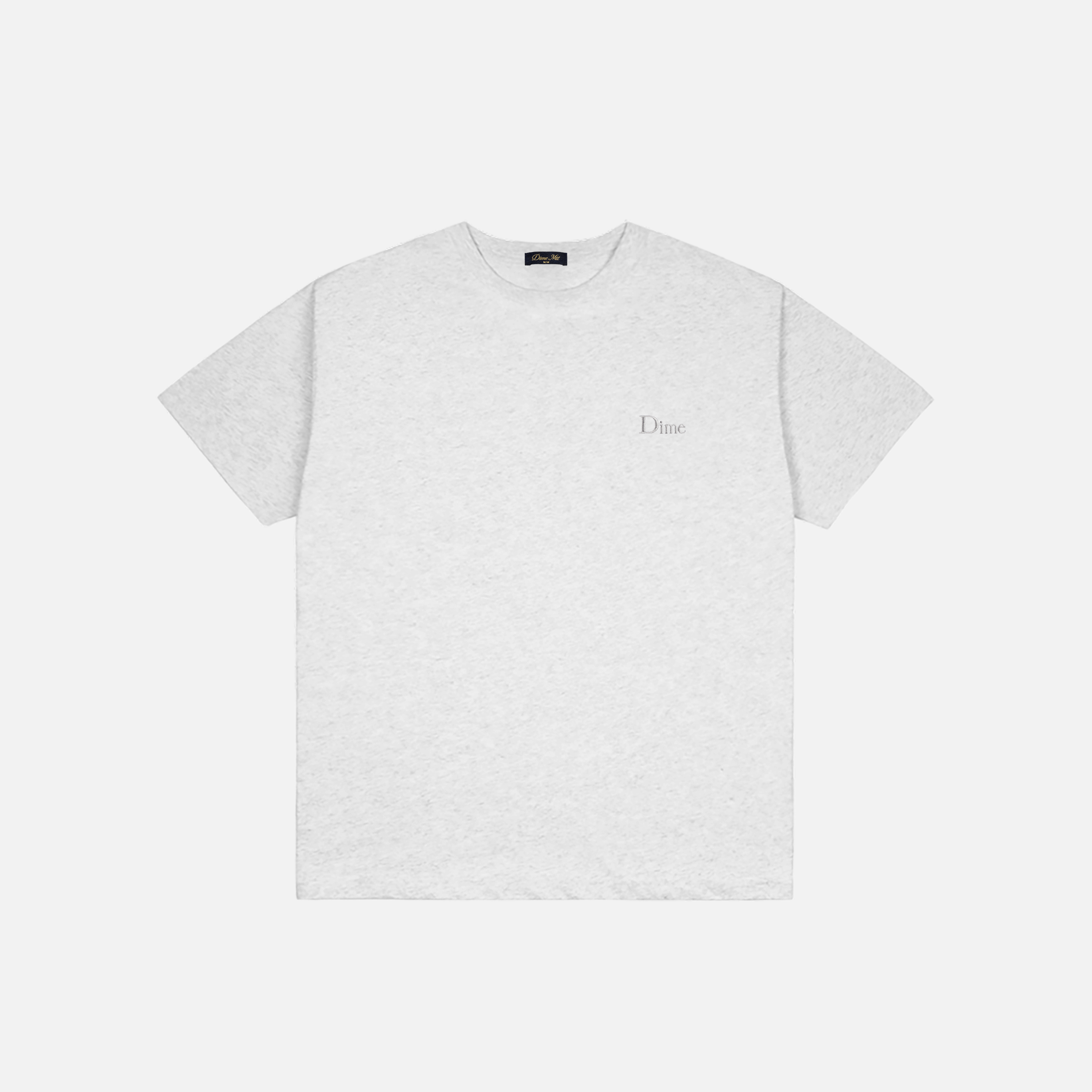 Dime MTL Classic Small Logo T-Shirt Ash — product shot