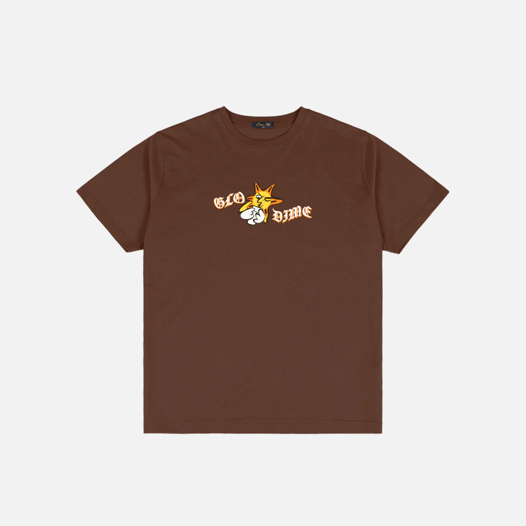 Dime MTL Glo Dime Sun T-Shirt Brown