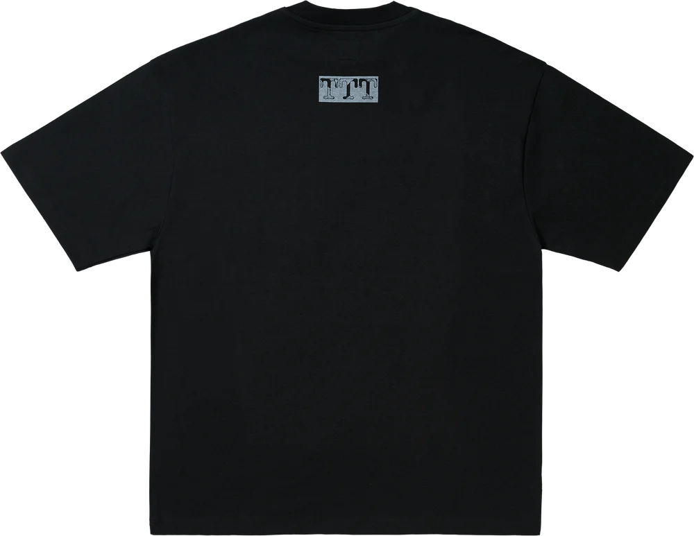 The Trilogy Tapes Combo Chevron T-Shirt Black