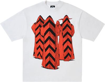 The Trilogy Tapes Chevron Brethren T-Shirt White
