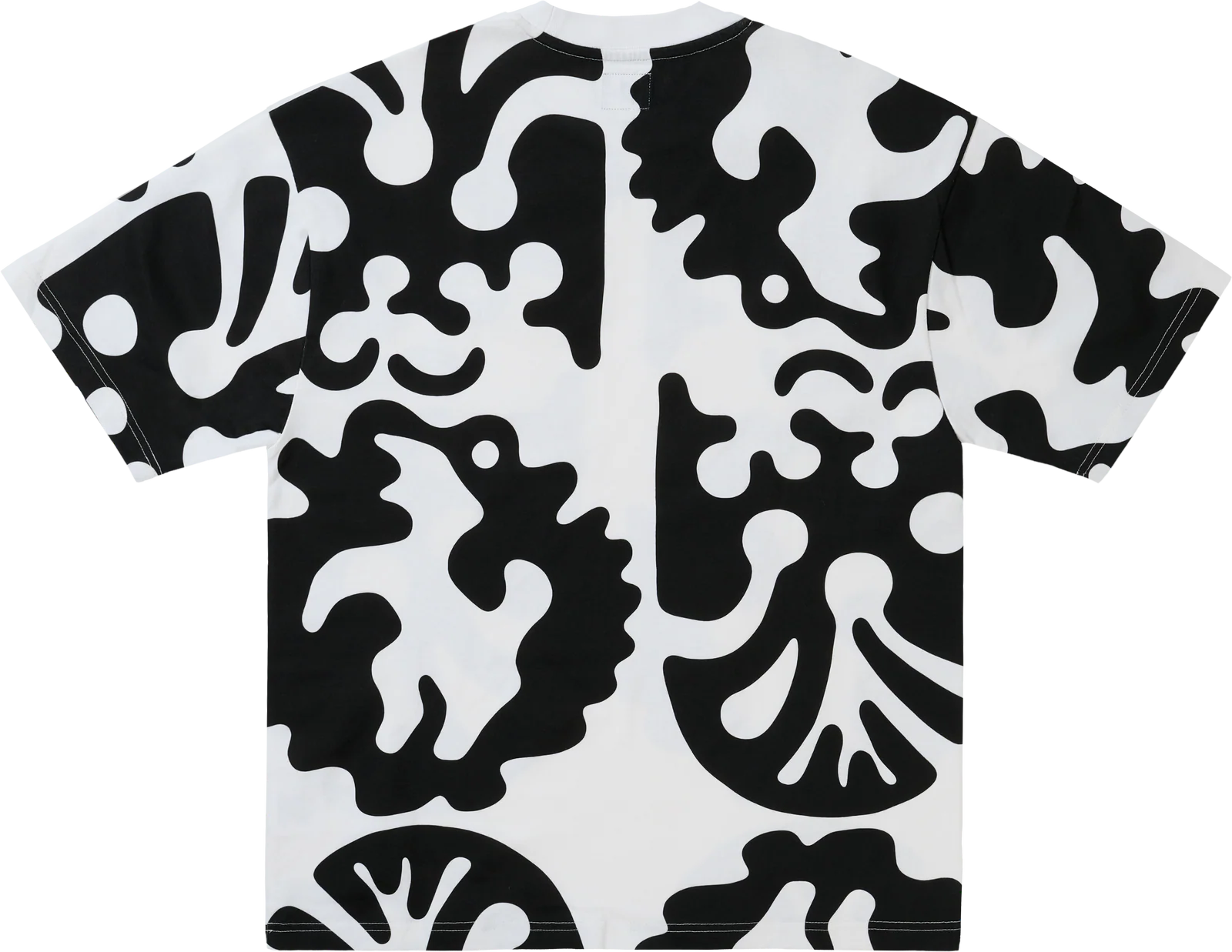 The Trilogy Tapes Clogged Bear T-Shirt Black White