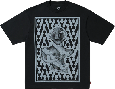 The Trilogy Tapes Combo Chevron T-Shirt Black