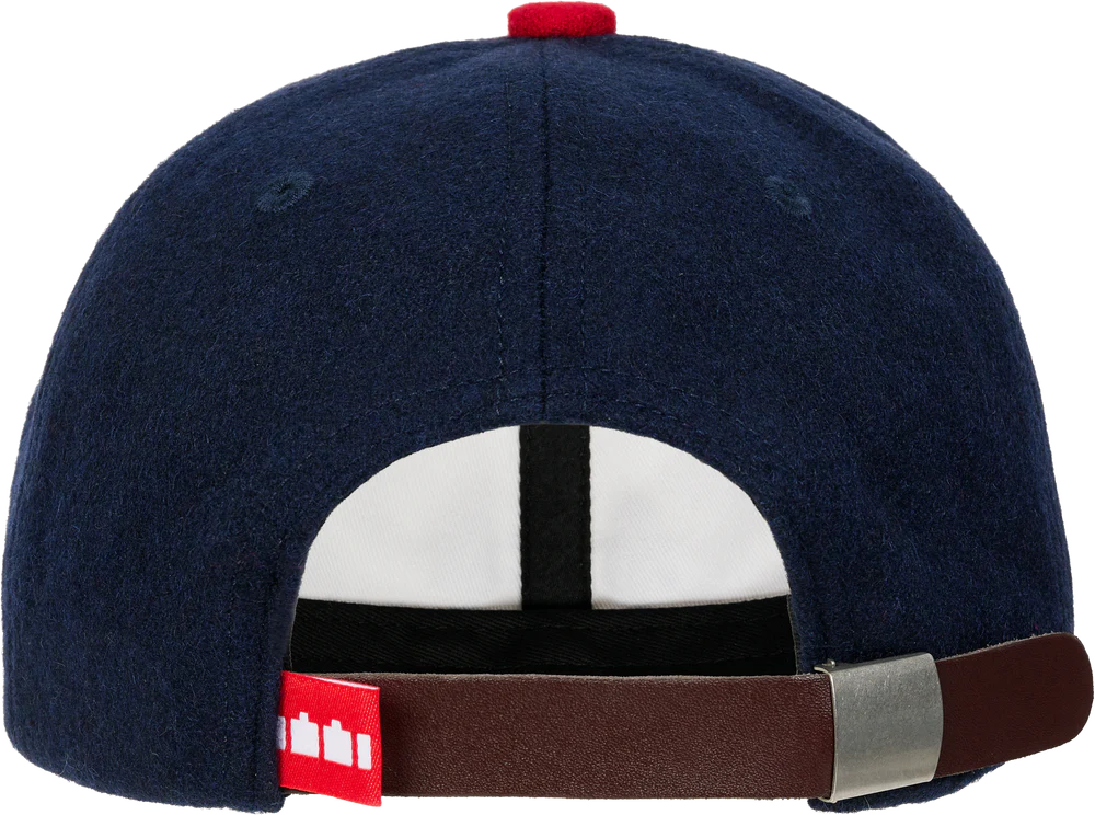 The Trilogy Tapes Digi Cat Wool Ball Cap Blue Red