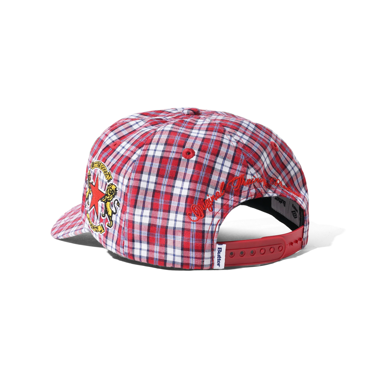 Butter Goods x Umbro Victory 5 Panel Cap Plaid — product shot