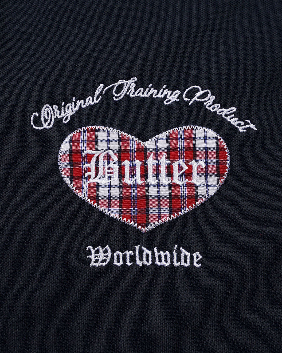 Butter Goods x Umbro Victory Polo Navy / Slate — product shot