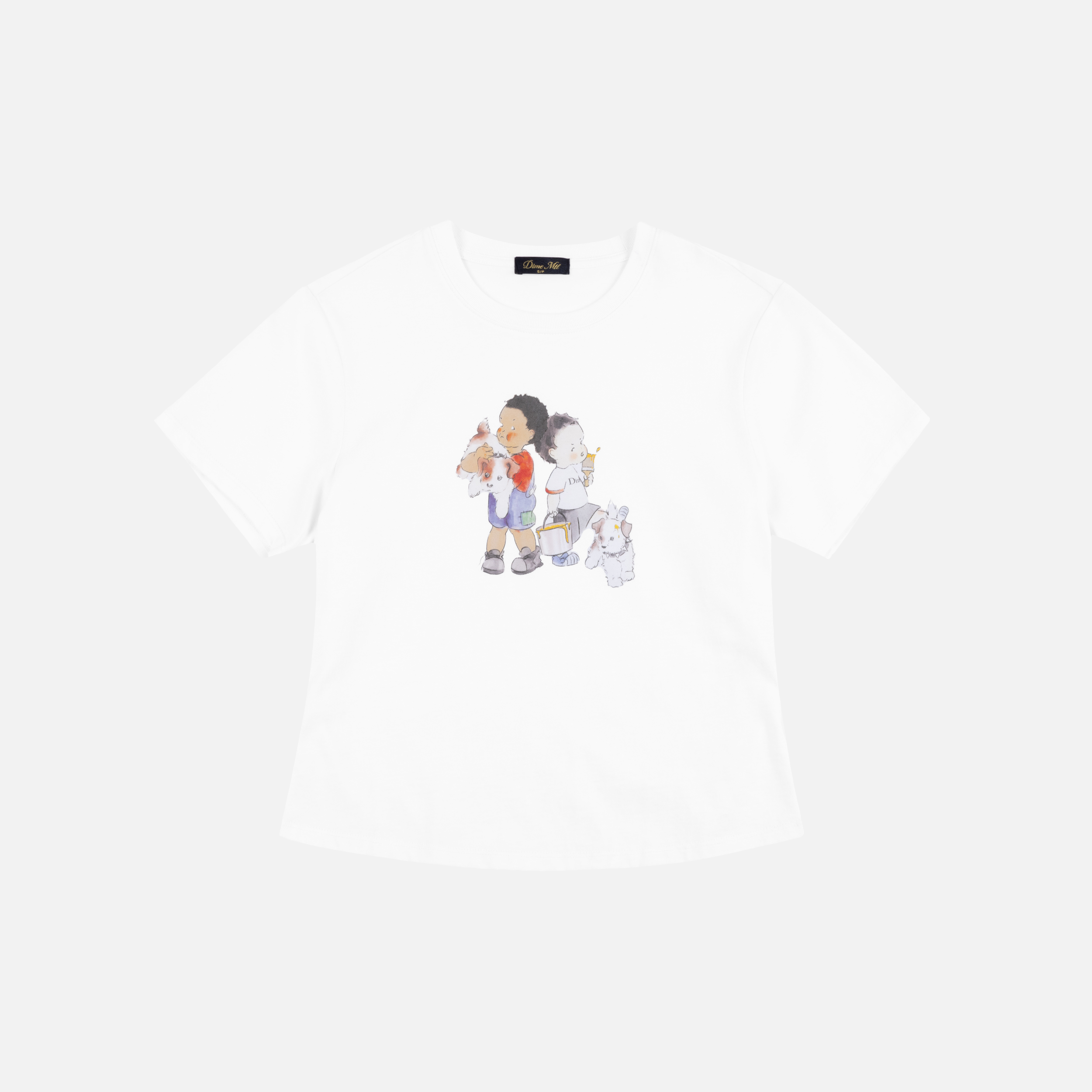 Dime MTL Besties Tee White — product shot
