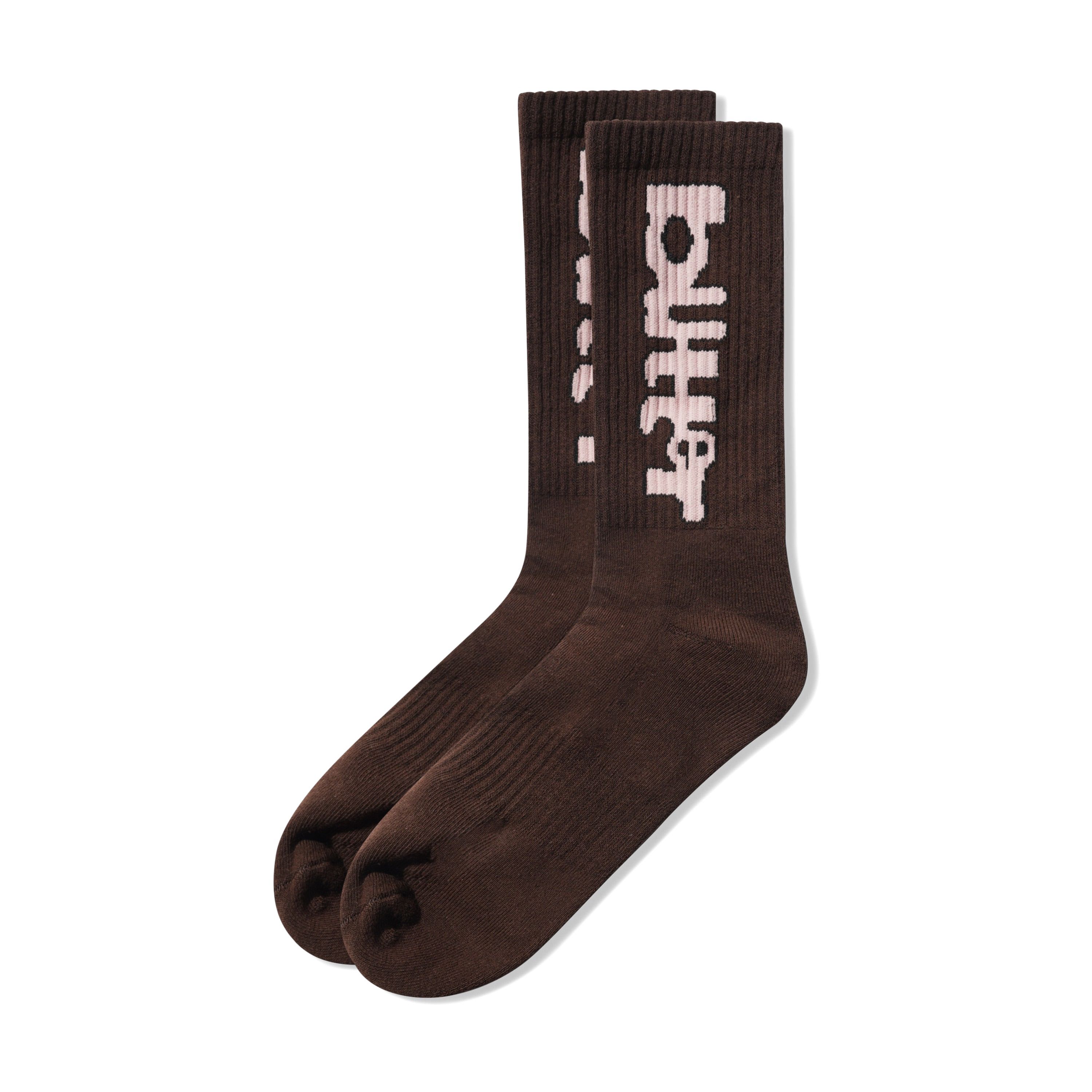 Butter Goods Warped Socks – Brown