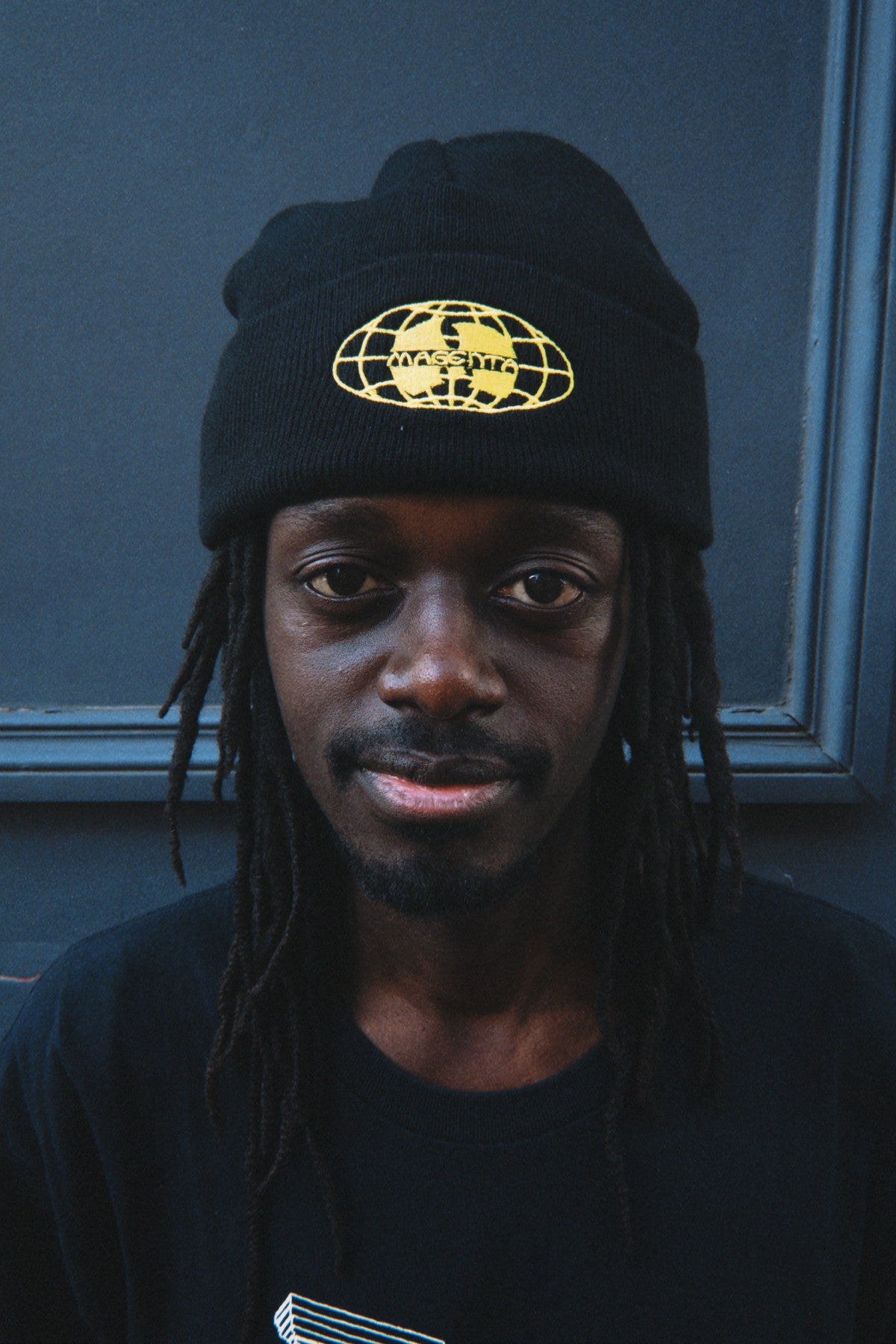 Magenta Shaolin Beanie Black