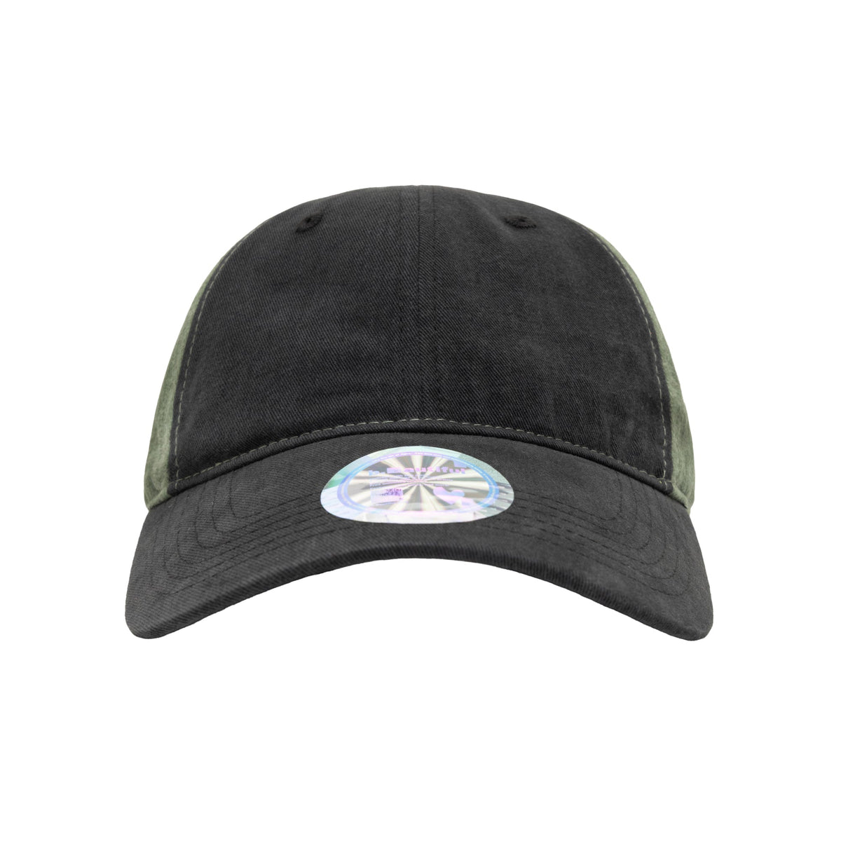 b.Eautiful Empty Low Profile Hat washed black, side profile