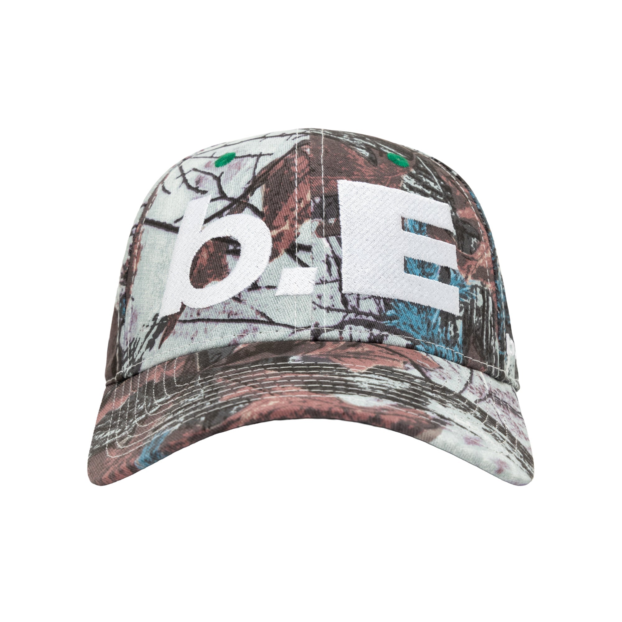 b.Eautiful b.E Hat stone blue real camo, side profile