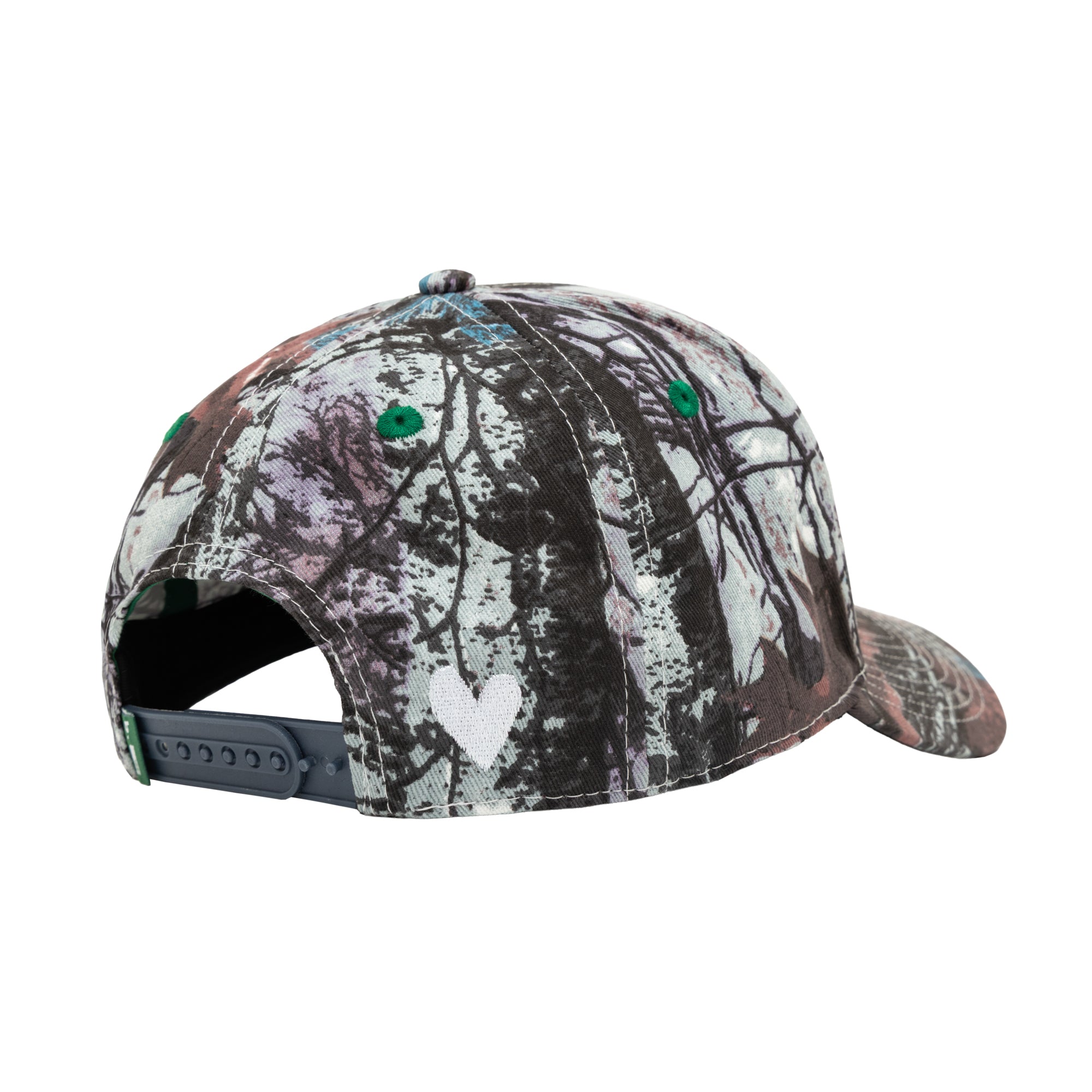 b.Eautiful b.E Hat stone blue real camo, back snapback detail