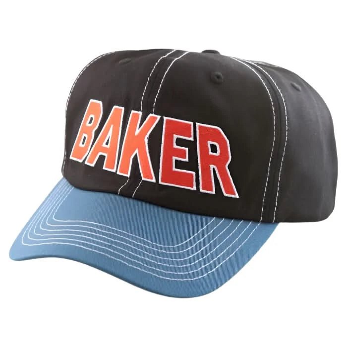 Baker Allegiance Snapback Hat – Black/Blue - Gallery Streetwear