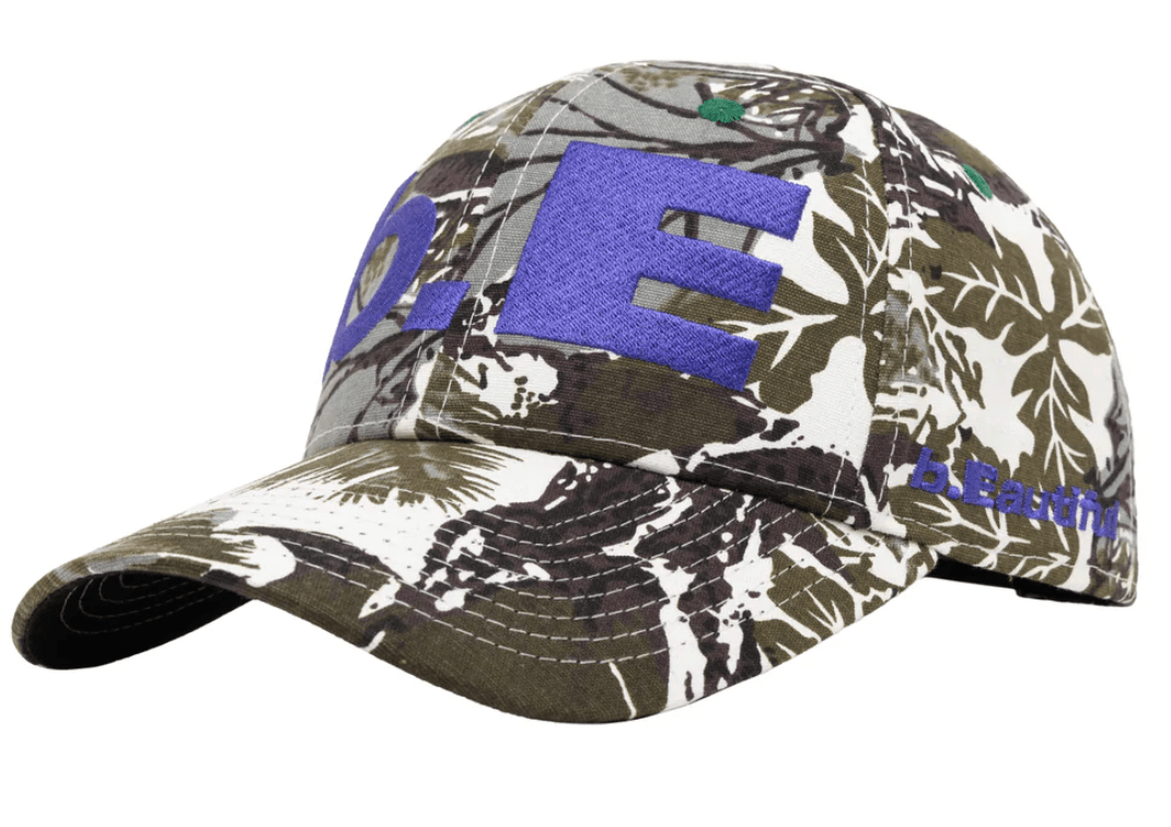 b.Eautiful b.E Hat - Oak Camo / Deep Blue - Gallery Streetwear
