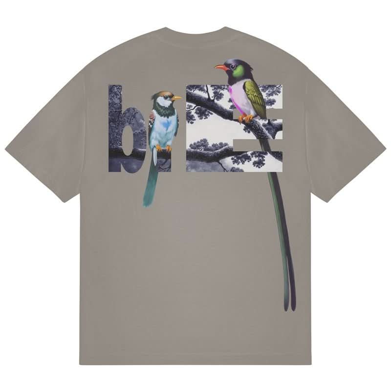 b.Eautiful | Bird Watching T-Shirt – Dark Silver - Gallery Streetwear