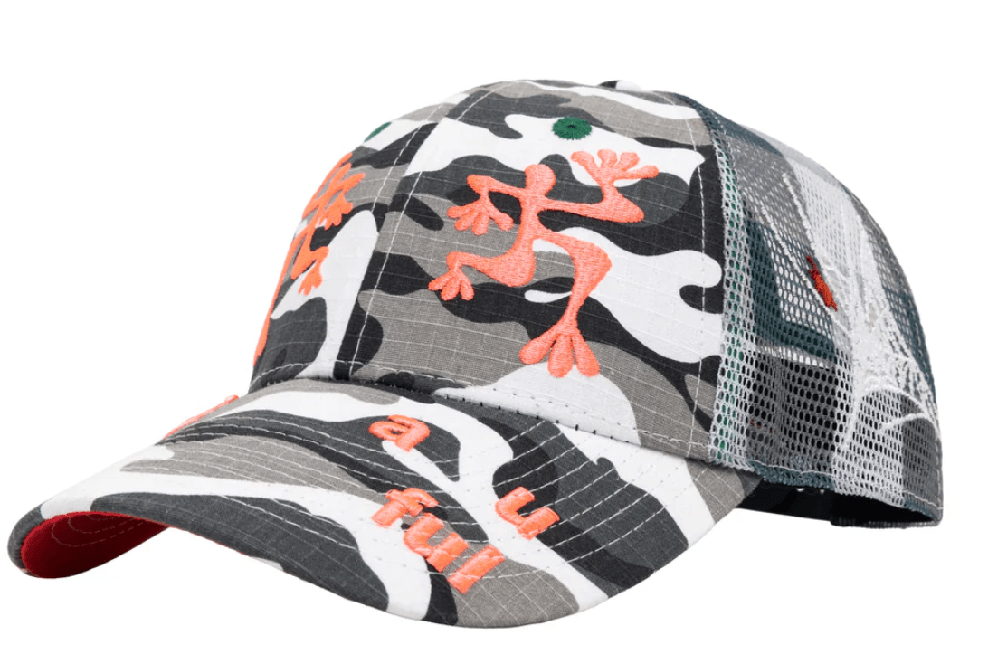 b.Eautiful Biyu Hat - Black White Camo - Gallery Streetwear