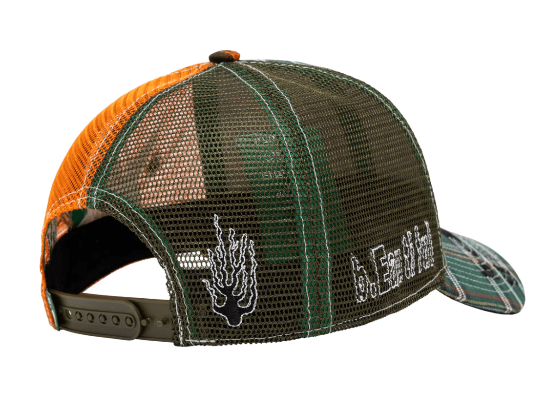 b.Eautiful Biyu Hat Fire Camo/Green Plaid - Gallery Streetwear