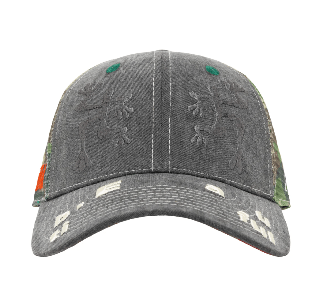 b.Eautiful Biyu Hat Washed Black/Camo - Gallery Streetwear