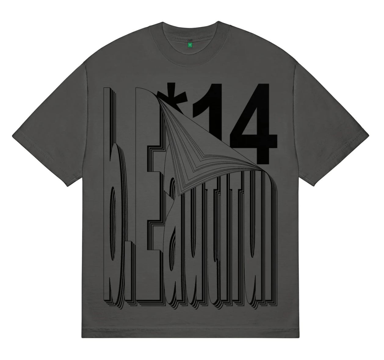 b.Eautiful Flip Tee Black - Gallery Streetwear