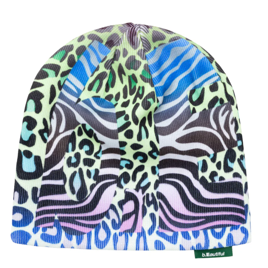b.Eautiful Max Animal Beanie - Multi / Hot Pink - Gallery Streetwear