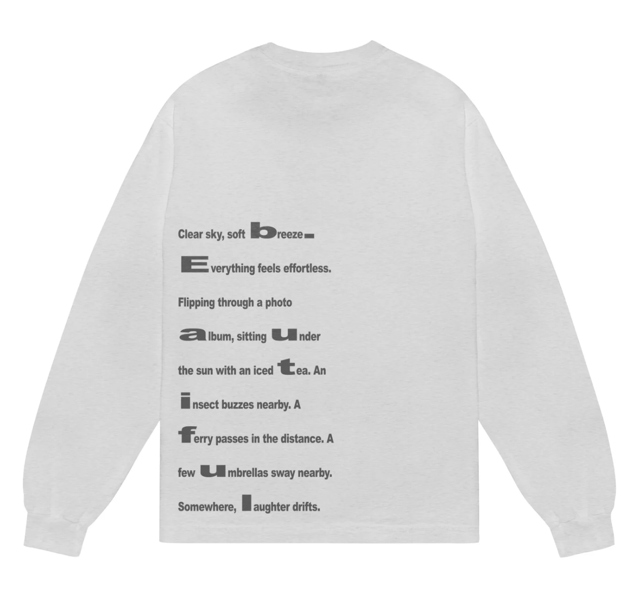 b.Eautiful Poem L/S Shirt - Gallery Streetwear