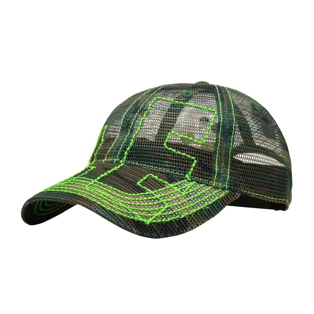 b.Eautiful | Vapor 6 Panel Hat – Army Camo Mesh - Gallery Streetwear