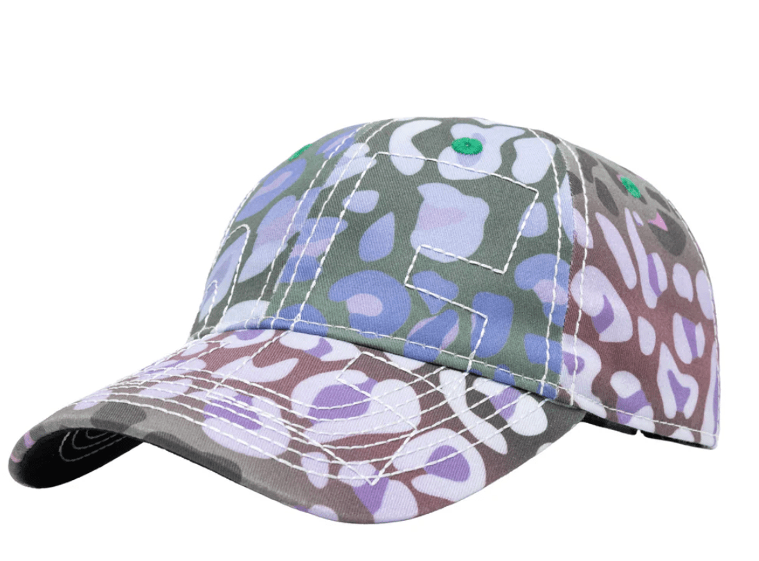 b.Eautiful Vapor 6 Panel Hat - Multi Leopard - Gallery Streetwear