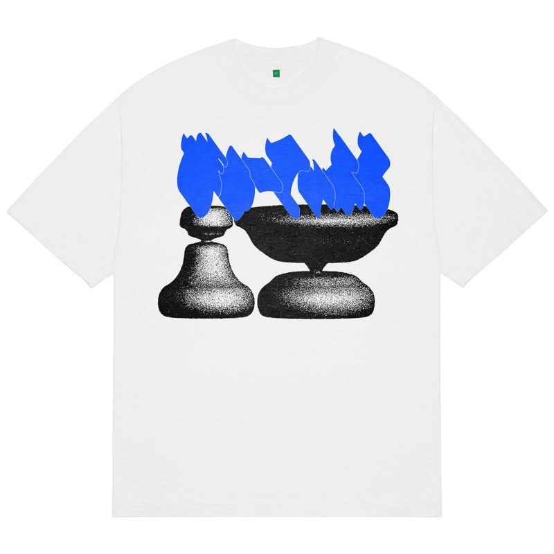 b.Eautiful x Kenichi Kuromaru | Bird T-Shirt – White - Gallery Streetwear