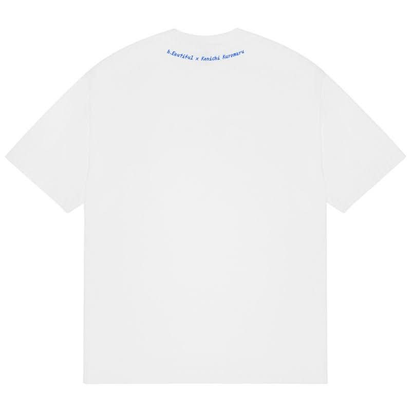b.Eautiful x Kenichi Kuromaru | Bird T-Shirt – White - Gallery Streetwear