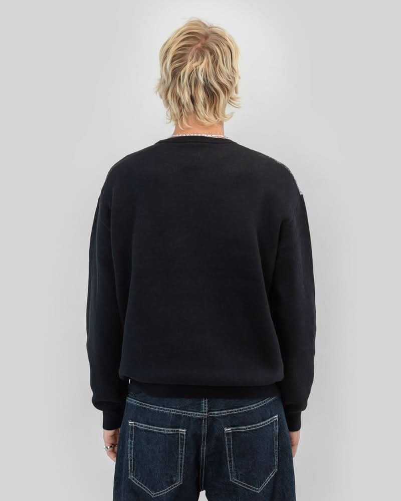 Beyond Medals Jacquard Knit Sweater - Gallery Streetwear