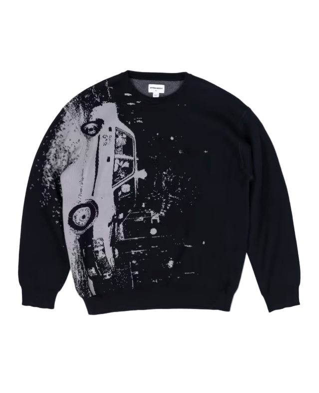 Beyond Medals Jacquard Knit Sweater - Gallery Streetwear