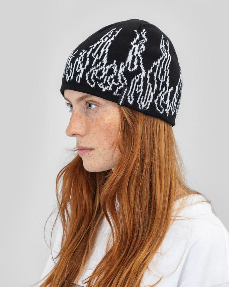 Beyond Medals Warning Beanie - Gallery Streetwear