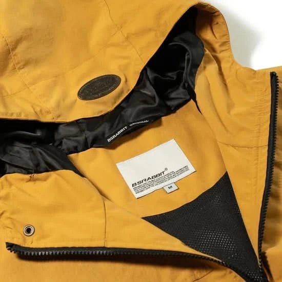 BS Rabbit Pocket Ridge Hooded Jacket – Mustard - Gallery Streetwear