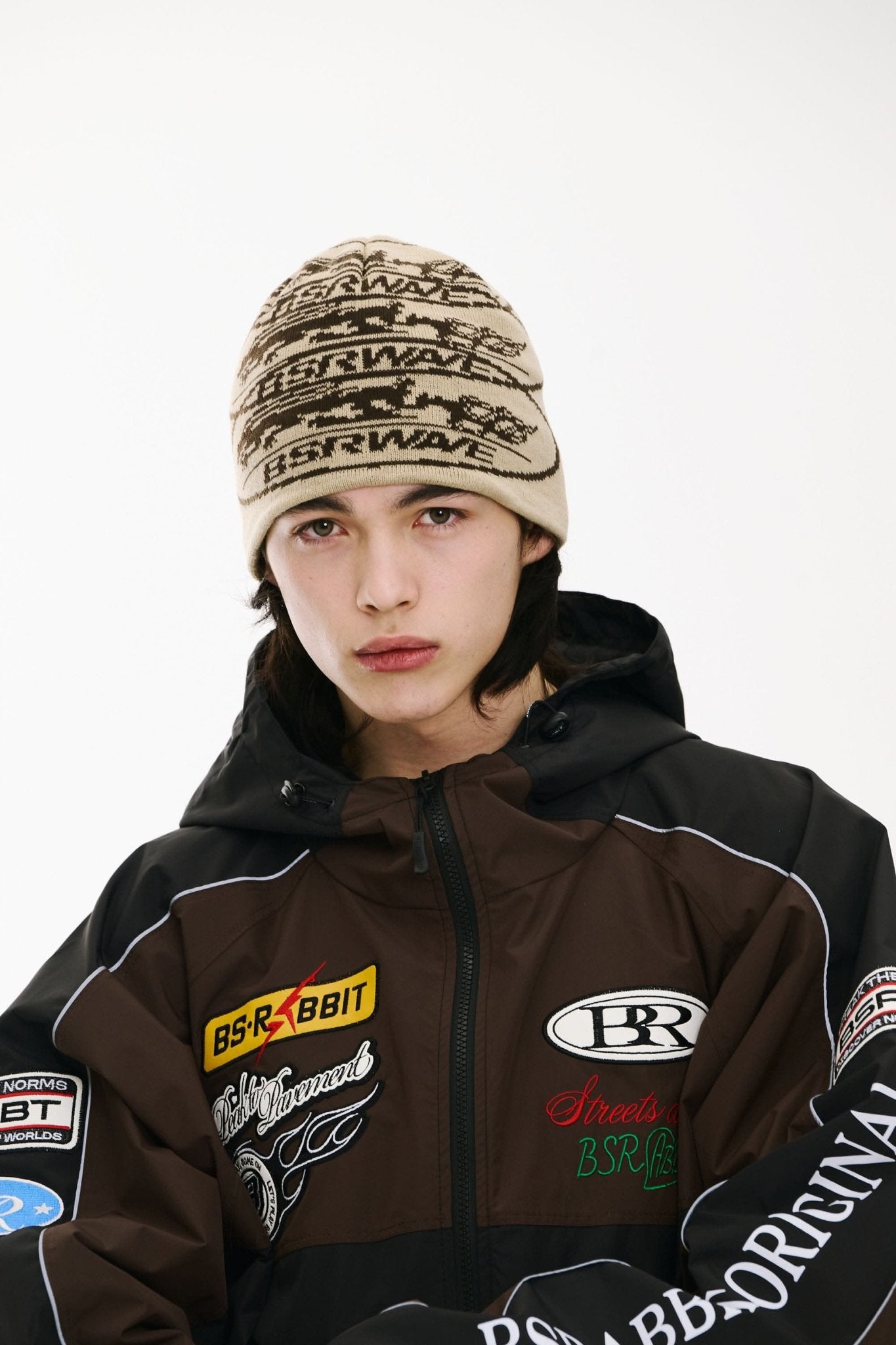 BS Rabbit Triple Bsrwave Logo Beanie - Gallery Streetwear