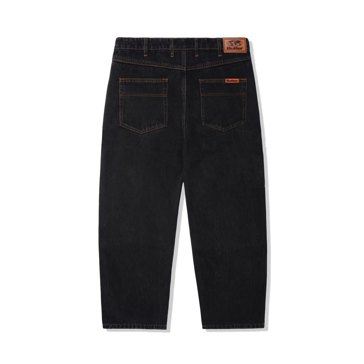 Butter Goods Baggy Denim Jeans – Washed Black - Gallery Streetwear