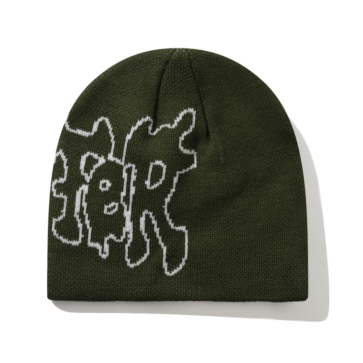 Butter Goods Blotch Skully Beanie - Gallery Streetwear