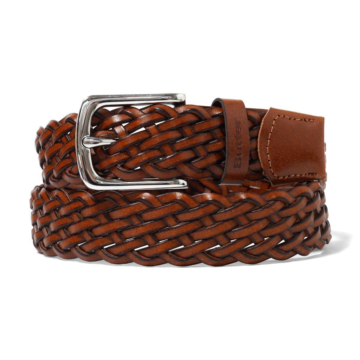 Butter Goods Leather Braided Belt - Gallery Streetwear