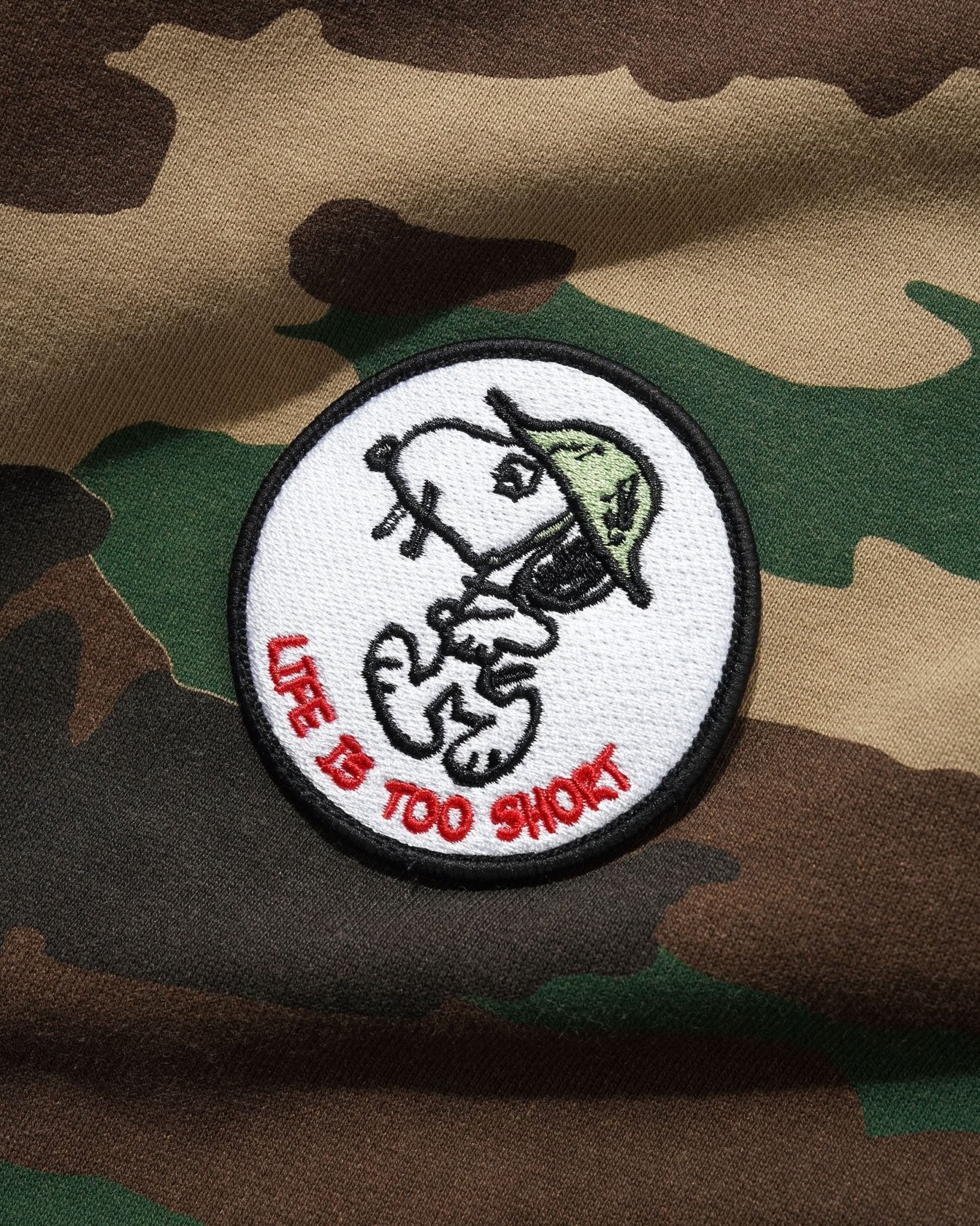 Butter Goods Patches Zip - Thru Hoodie - Camo - Gallery Streetwear