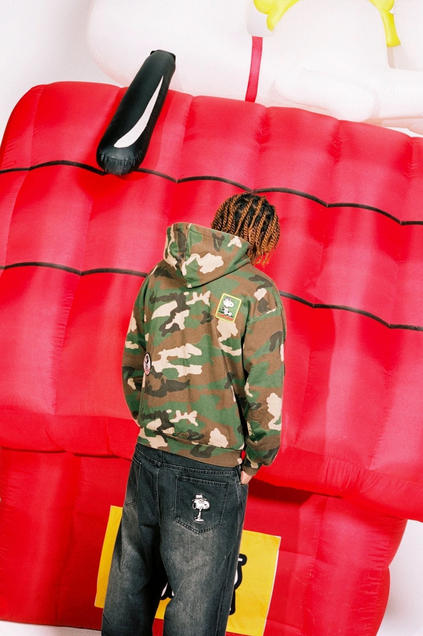 Butter Goods Patches Zip - Thru Hoodie - Camo - Gallery Streetwear
