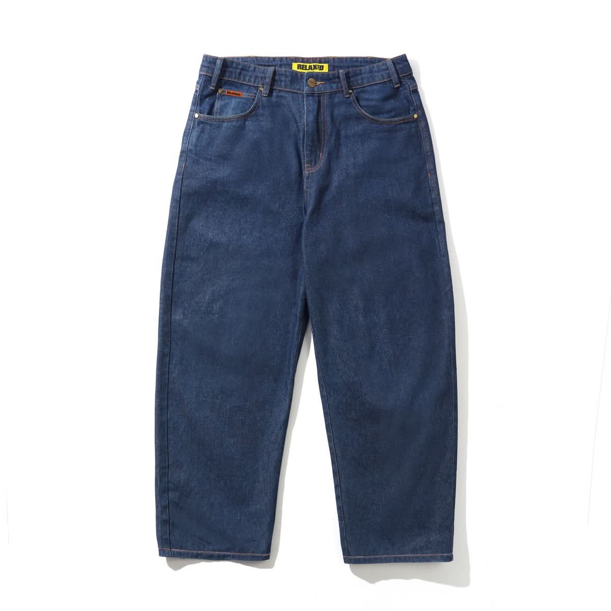 Butter Goods Relaxed Denim Jeans โ Dark Indigo - Gallery Streetwear