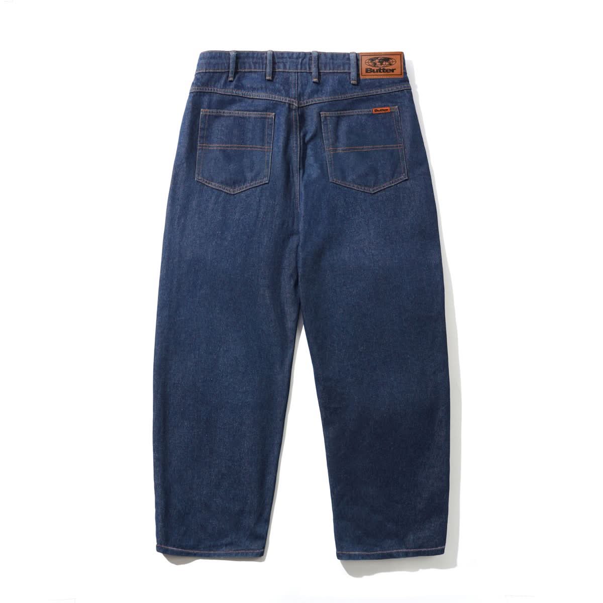 Butter Goods Relaxed Denim Jeans โ Dark Indigo - Gallery Streetwear