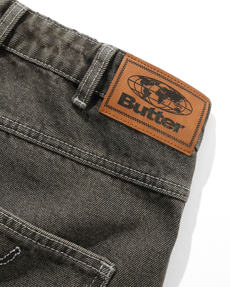 Butter Goods Roach Denim Jeans – Black Wash - Gallery Streetwear