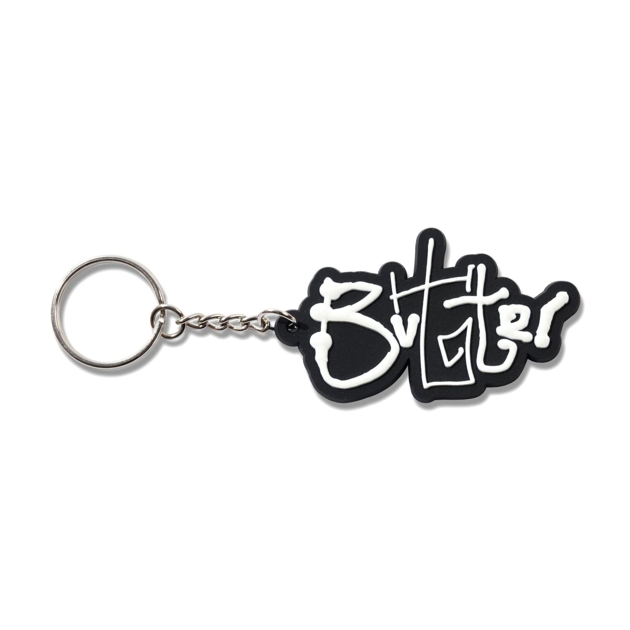 Butter Goods Scribble Rubber Key Chain – Black - Gallery Streetwear
